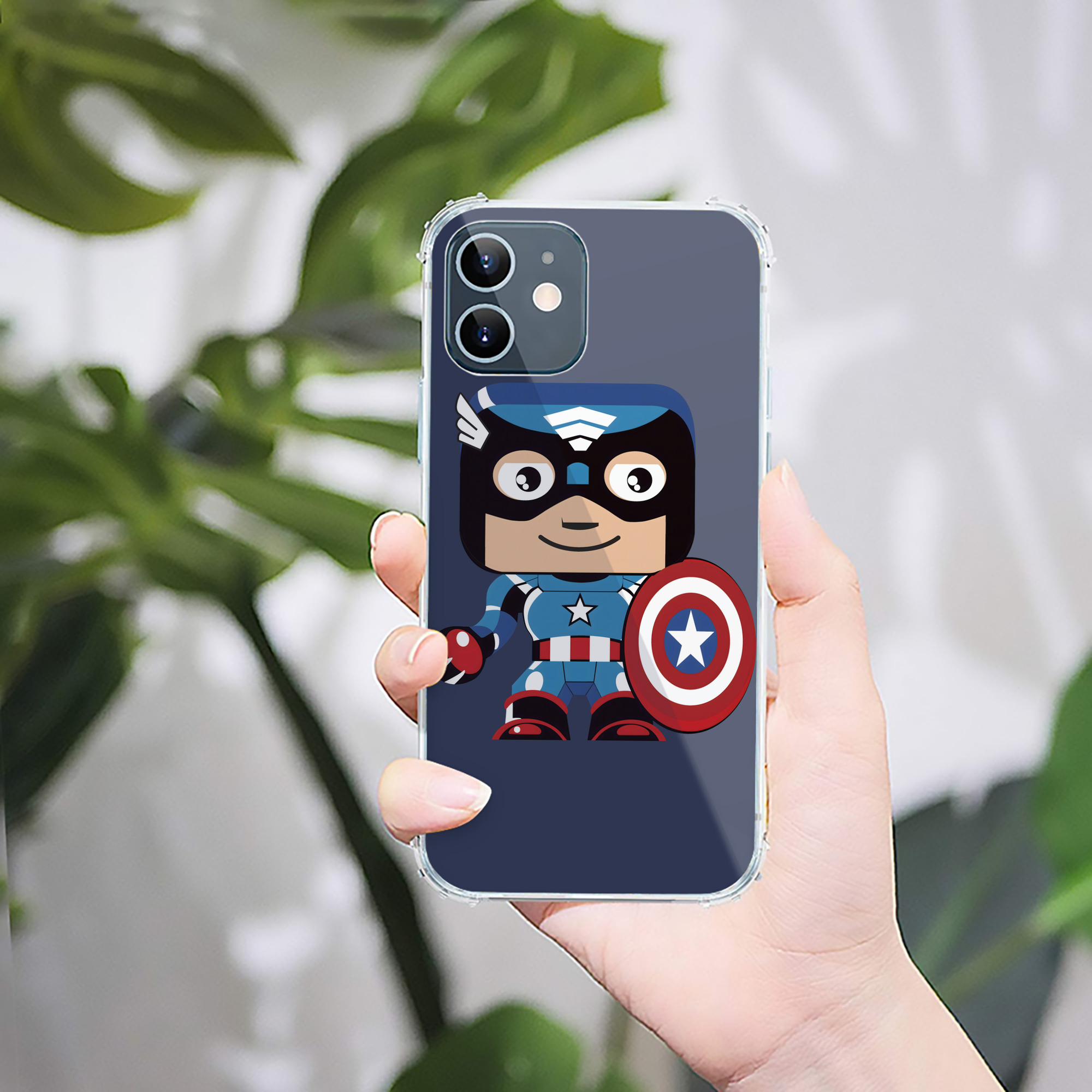（画像用） アベンジャーズ The Avengers 【iPhone 12シリーズ対応】透明スマホケース（クリアソフトケース）